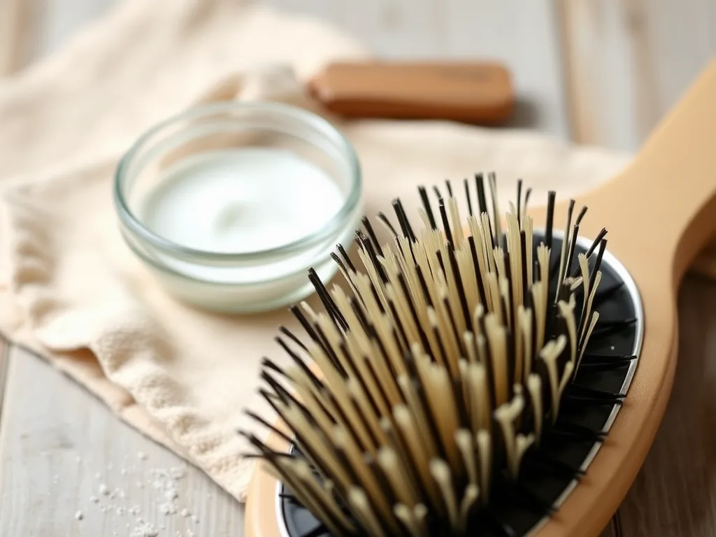 Jak wyczyścić szczotkę do włosów z kurzu?