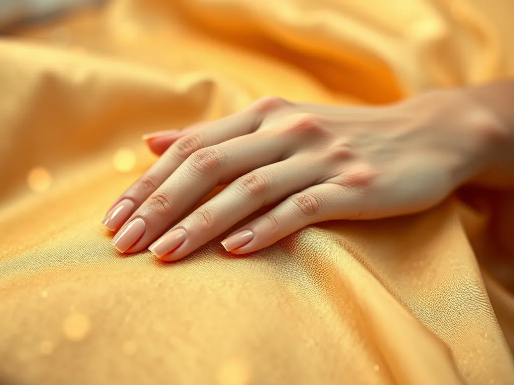 Jakie paznokcie do złotej sukienki?