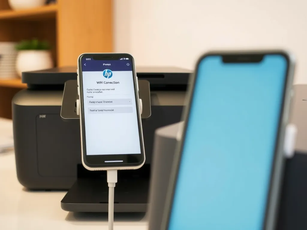 Jak połączyć drukarkę hp z wifi?