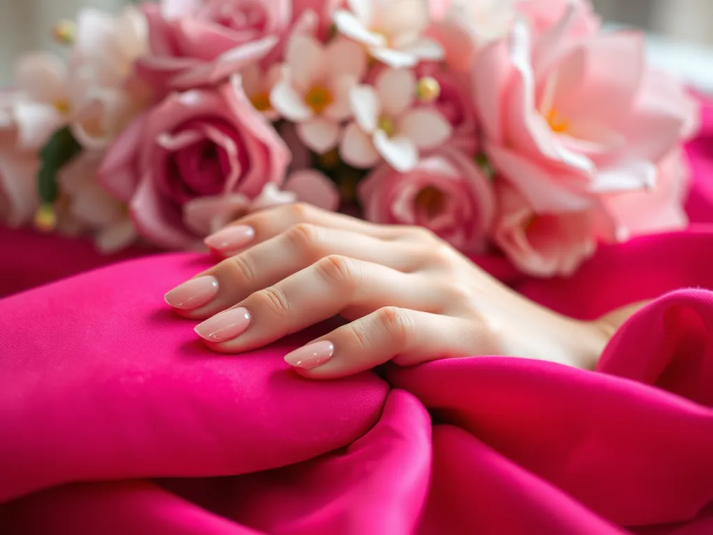Jakie paznokcie do fuksjowej sukienki?