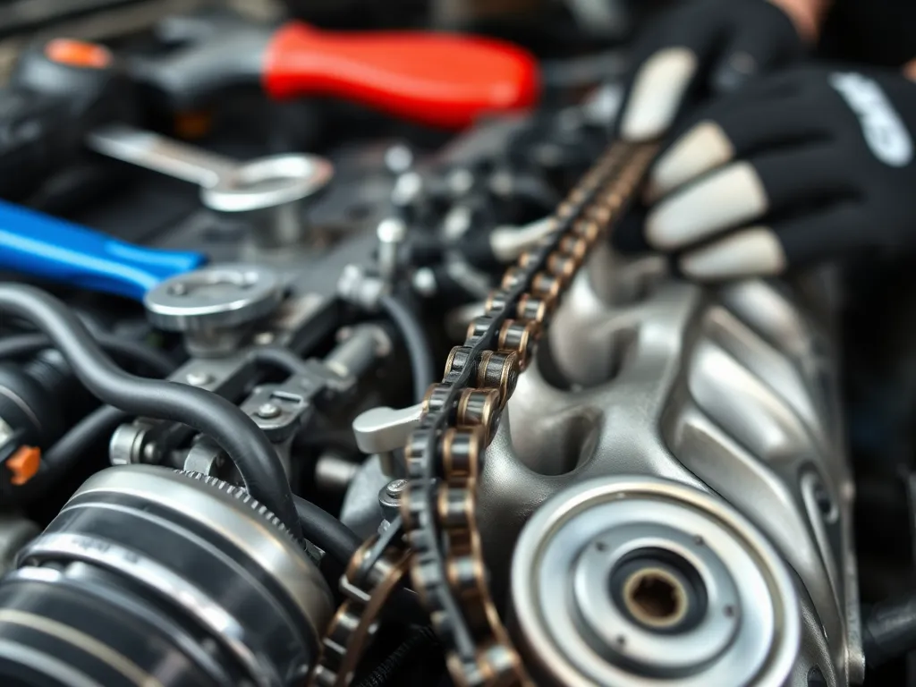 Słychać łańcuch rozrządu na zimnym silniku – czy trzeba wymieniać?