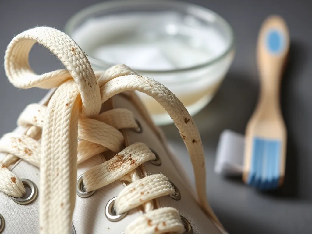 Jak wyczyścić białe sznurówki?