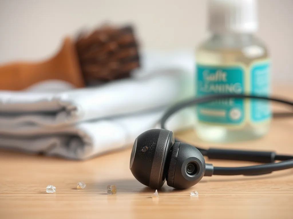 Jak wyczyścić słuchawki douszne z woskowiny?