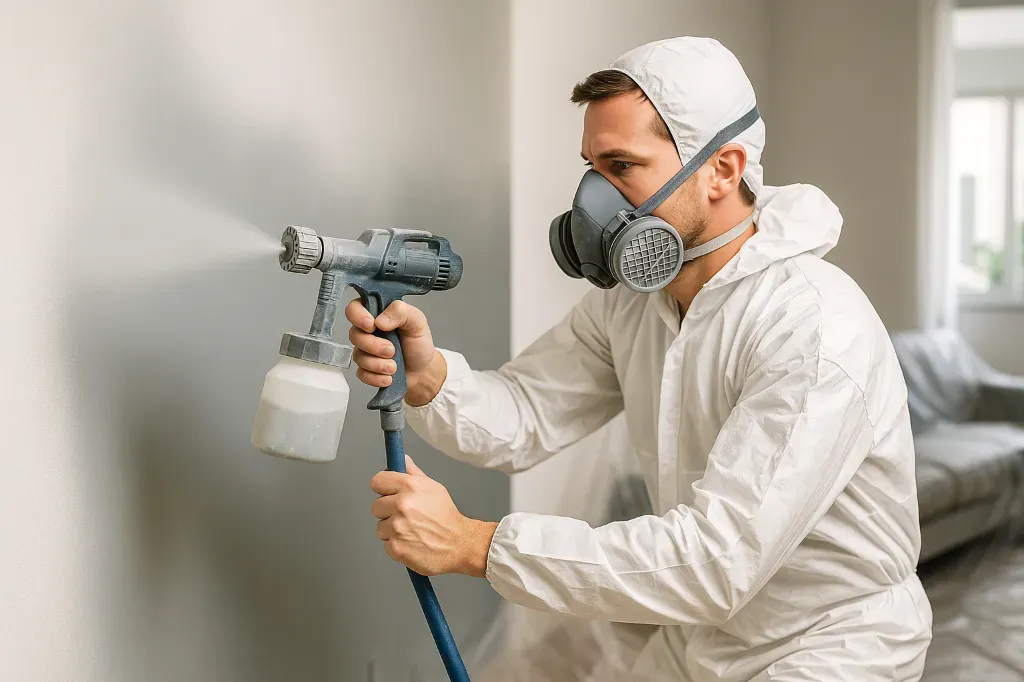 Jak działa agregat do malowania ścian i sufitów